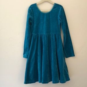 Hanna Andersson Velour Skater Dress